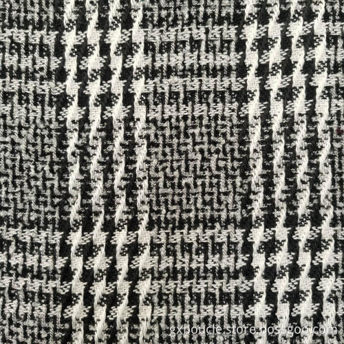 Boucle tartan with loops yarns fabrics